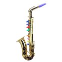 LEAN Toys Instrument Muzyczny Dla Dzieci Saksofon Zabawkowy Złoty