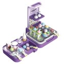 LEAN Toys Zestaw Walizka Z Lodami Mobilny Sklepik Lodziarnia Kuchnia 3w1 62 el.
