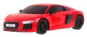 Audi R8 czerwony RASTAR model 1:24 Zdalnie sterowane auto + Pilot 2,4 GHz Audi R8 czerwony RASTAR model 1:24 Zdalnie sterowane auto + Pilot 2,4 GHz
