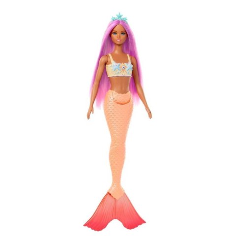 Barbie Lalka Syrenka Pomarańczowy ogon HRR05 Barbie Lalka Syrenka Pomarańczowy ogon HRR05