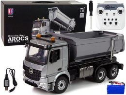 Double E Wywrotka Metalowa Mercedes Arocs Ciężarówka R/C Aplikacja E590-003