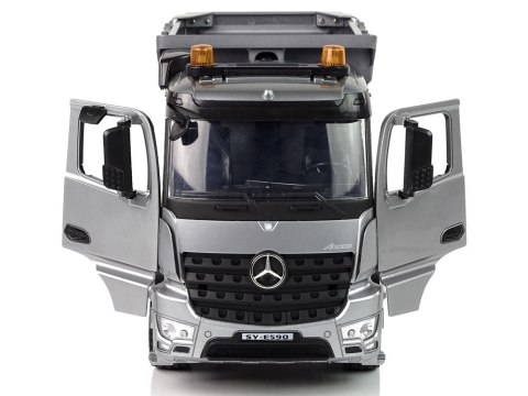 Double E Wywrotka Metalowa Mercedes Arocs Ciężarówka R/C Aplikacja E590-003 Double E Wywrotka Metalowa Mercedes Arocs Ciężarówka R/C Aplikacja E590-003