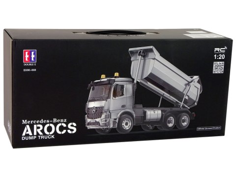 Double E Wywrotka Metalowa Mercedes Arocs Ciężarówka R/C Aplikacja E590-003 Double E Wywrotka Metalowa Mercedes Arocs Ciężarówka R/C Aplikacja E590-003
