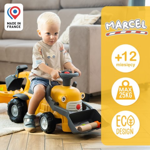 FALK Chodzik Jeździk Koparka Marcel z Przyczepką FALK Chodzik Jeździk Koparka Marcel z Przyczepką