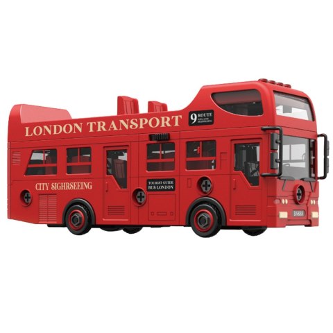 LEAN Toys Autobus Piętrowy Do Skręcania London Transport Narzędzia Światła Dźwięki LEAN Toys Autobus Piętrowy Do Skręcania London Transport Narzędzia Światła Dźwięki