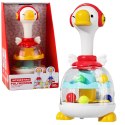 LEAN Toys Bączek Z Kuleczkami Zjeżdżalnia Dla Kulek Gęś Czerwona