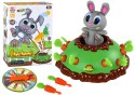 LEAN Toys Gra Zręcznościowa Wyrwij Marchewki Skaczący Królik Tarcza