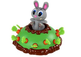 LEAN Toys Gra Zręcznościowa Wyrwij Marchewki Skaczący Królik Tarcza