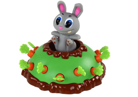 LEAN Toys Gra Zręcznościowa Wyrwij Marchewki Skaczący Królik Tarcza LEAN Toys Gra Zręcznościowa Wyrwij Marchewki Skaczący Królik Tarcza