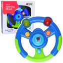 LEAN Toys Interaktywna Kierownica Dla Malucha Światła Dźwięki Zielono-Niebieska