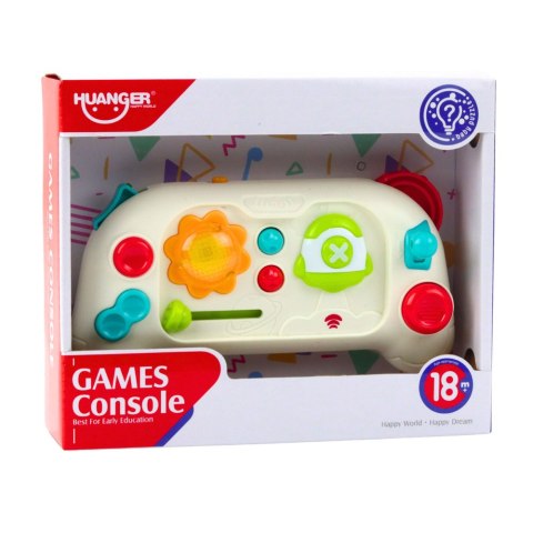LEAN Toys Interaktywny Pad Konsola Dla Malucha 10 Aktywności Światła Dźwięki LEAN Toys Interaktywny Pad Konsola Dla Malucha 10 Aktywności Światła Dźwięki