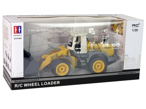 Double E Koparka Zdalnie Sterowana Ładowarka R/C 1:20 Unoszone Ramię Double E Koparka Zdalnie Sterowana Ładowarka R/C 1:20 Unoszone Ramię