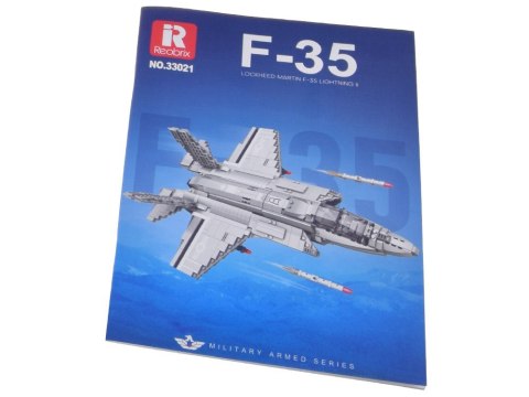 Klocki techniczne amerykański myśliwiec F-35 Lighting II 1600ele ZA5799 Klocki techniczne amerykański myśliwiec F-35 Lighting II 1600ele ZA5799