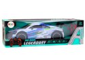 LEAN Toys Auto Sportowe Zdalnie Sterowane RC 1:10 25km/h Światła Biały