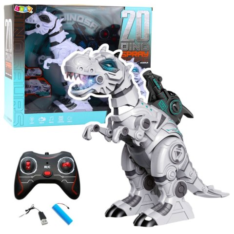 LEAN Toys Dinozaur Robot Zdalnie Sterowany RC Efekt Dymny Światła Dźwięki LEAN Toys Dinozaur Robot Zdalnie Sterowany RC Efekt Dymny Światła Dźwięki
