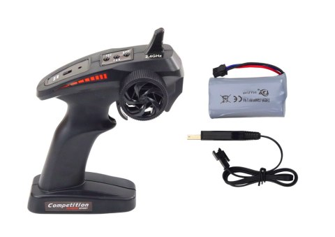 LEAN Toys Duże Auto Sportowe Zdalnie Sterowane RC 1:8 Światła Dźwięki Graffiti LEAN Toys Duże Auto Sportowe Zdalnie Sterowane RC 1:8 Światła Dźwięki Graffiti