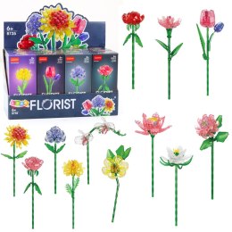 LEAN Toys Klocki Konstrukcyjne Kwiat Kompozycje 60-150 el. Mix
