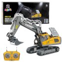LEAN Toys Koparka Gąsienicowa Zdalnie Sterowana RC 11-CH Żółta 1:20