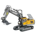 LEAN Toys Koparka Gąsienicowa Zdalnie Sterowana RC 11-CH Żółta 1:20