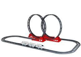LEAN Toys Pociąg Tor Wyścigowy Dwie Pętle 126 cm
