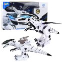 LEAN Toys Robot Dinozaur Ze Skrzydłami Na Baterie Porusza Się Światła Dźwięki