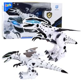 LEAN Toys Robot Dinozaur Ze Skrzydłami Na Baterie Porusza Się Światła Dźwięki