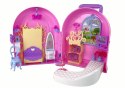 LEAN Toys Rozkładany Duży Domek Dla Lalek Walizka Meble