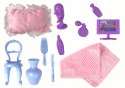 LEAN Toys Rozkładany Duży Domek Dla Lalek Walizka Meble