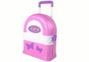 LEAN Toys Rozkładany Duży Domek Dla Lalek Walizka Meble