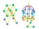LEAN Toys Zestaw Klocków 3D Konstrukcyjne Geometric 142el.