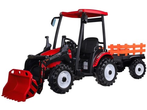 Duży TRAKTOR elektryczny na akumulator dla dziecka przyczepa łyżka PA0320 Duży TRAKTOR elektryczny na akumulator dla dziecka przyczepa łyżka PA0320