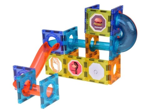 Klocki Magnetyczne 3D dla dzieci Zbuduj Świecący Tor Kulkowy 49 ele ZA5250 Klocki Magnetyczne 3D dla dzieci Zbuduj Świecący Tor Kulkowy 49 ele ZA5250