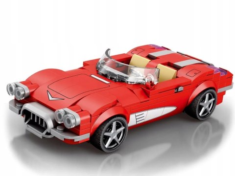 Klocki techniczne Retro auto CZERWONY KABRIOLET z lat 50. 311-ele ZA5790 Klocki techniczne Retro auto CZERWONY KABRIOLET z lat 50. 311-ele ZA5790