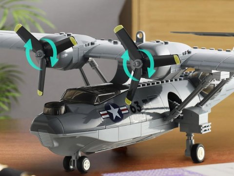 Klocki techniczne samolot bojowy PBY-5A Catalina 364 elementów ZA5322 Klocki techniczne samolot bojowy PBY-5A Catalina 364 elementów ZA5322