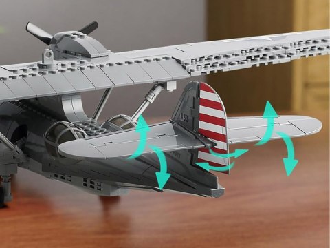 Klocki techniczne samolot bojowy PBY-5A Catalina 364 elementów ZA5322 Klocki techniczne samolot bojowy PBY-5A Catalina 364 elementów ZA5322