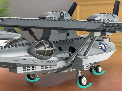Klocki techniczne samolot bojowy PBY-5A Catalina 364 elementów ZA5322 Klocki techniczne samolot bojowy PBY-5A Catalina 364 elementów ZA5322