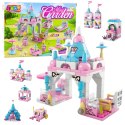 LEAN TOYS Klocki Konstrukcyjne Budynek Różowy Pastelowy 6w1 131Elementów LEAN TOYS Klocki Konstrukcyjne Budynek Różowy Pastelowy 6w1 131Elementów