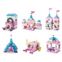 LEAN TOYS Klocki Konstrukcyjne Budynek Różowy Pastelowy 6w1 131Elementów LEAN TOYS Klocki Konstrukcyjne Budynek Różowy Pastelowy 6w1 131Elementów