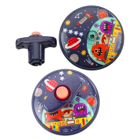 LEAN TOYS Kolorowy Świecący Dysk Kosmos Ufo Kręcący Bączek Spinning Top LEAN TOYS Kolorowy Świecący Dysk Kosmos Ufo Kręcący Bączek Spinning Top