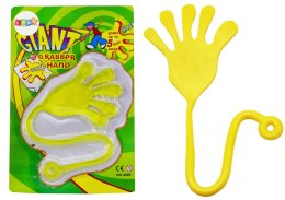 LEAN TOYS Lepka Rączka Łapka Elastyczna Glut Slime Żółta