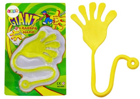 LEAN TOYS Lepka Rączka Łapka Elastyczna Glut Slime Żółta LEAN TOYS Lepka Rączka Łapka Elastyczna Glut Slime Żółta