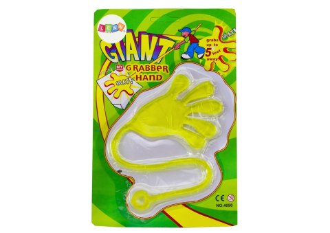 LEAN TOYS Lepka Rączka Łapka Elastyczna Glut Slime Żółta LEAN TOYS Lepka Rączka Łapka Elastyczna Glut Slime Żółta
