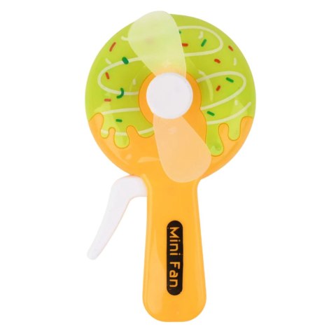 LEAN TOYS Wentylator Ręczny Mini Wiatraczek Pączek Donut Dla Dzieci 4 Wzory LEAN TOYS Wentylator Ręczny Mini Wiatraczek Pączek Donut Dla Dzieci 4 Wzory