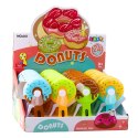 LEAN TOYS Wentylator Ręczny Mini Wiatraczek Pączek Donut Dla Dzieci 4 Wzory