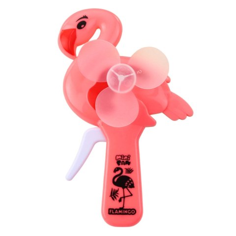 LEAN TOYS Wentylator Wiatrak Ręczny Flaming Różowy LEAN TOYS Wentylator Wiatrak Ręczny Flaming Różowy