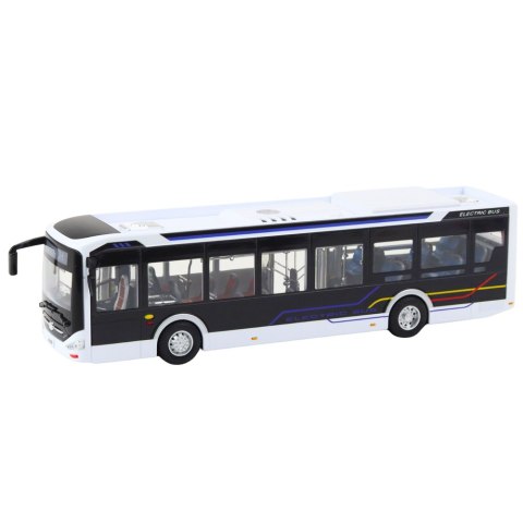 LEAN Toys Autobus Metalowy Miejski Światła Dźwięk 1:42 Biały LEAN Toys Autobus Metalowy Miejski Światła Dźwięk 1:42 Biały