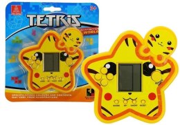 LEAN Toys Gra Elektroniczna Tetris Gwiazdka Żółta