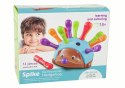 LEAN Toys Jeżyk Układanka Niebieski Kolorowe Kolce