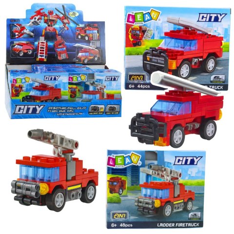 LEAN Toys Klocki konstrukcyjne pojazdy 4w1