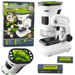 LEAN Toys Mikroskop Dla Dzieci Edukacyjny Cyfrowy Z Ekranem